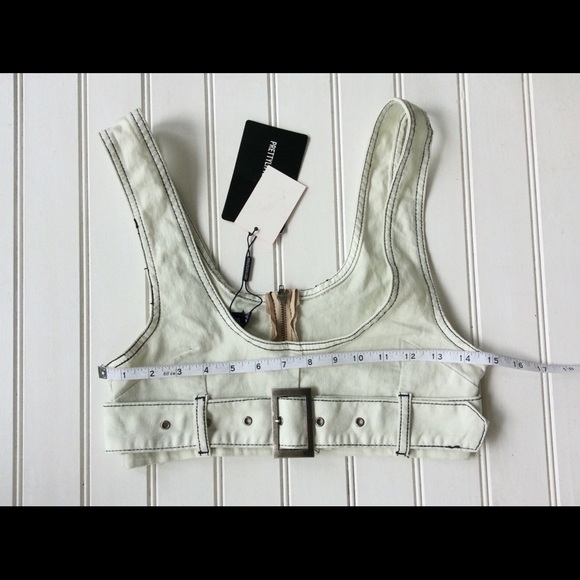 PrettyLittleThing Stone Buckle Bralette. - Picture 8 of 14